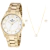 Kit Relógio Champion Dourado Elegance CN25690W
