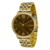Relógio Lince Feminino Dourado com Marrom LRG605L