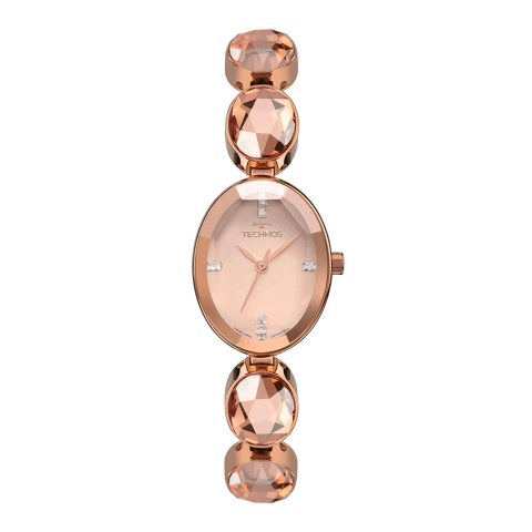 Relógio Technos Feminino Crystal Dourado 2036MTW/1J - comprar online