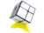 Imagem do Cubo Mágico Mirror Blocks 2x2 Prateado Qiyi