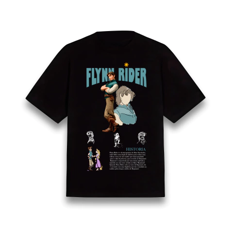 Camisa Tradicional - Flynn Rider - Enrolados