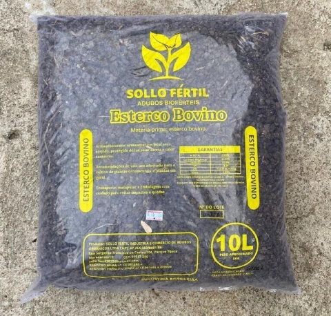 Esterco Bovino Curtido 10L
