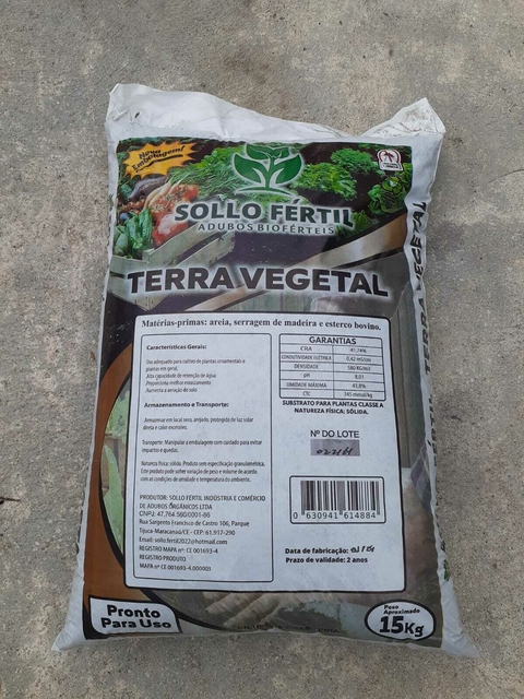 Terra Vegetal 15kg