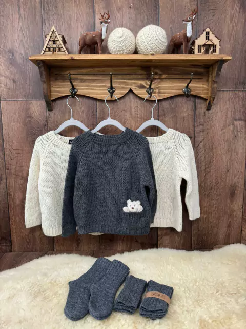 Casaco infantil Tedy sem botão