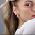 Brinco Retangular Banho Ouro - PANTHEON - comprar online