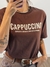 T-SHIRT MAXI ALGODÃO - CAPPUCCINO na internet
