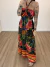 VESTIDO LUANA - ESTAMPADO (Fundo Preto) - Loja Figurino