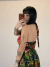 VESTIDO LUANA - ESTAMPADO (Fundo Preto) - comprar online