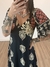 VESTIDO KEYLA - BOHO IMPERIAL (Fundo Preto) - comprar online