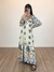 VESTIDO KEYLA - BOHO IMPERIAL (Fundo Off-White/Azul)