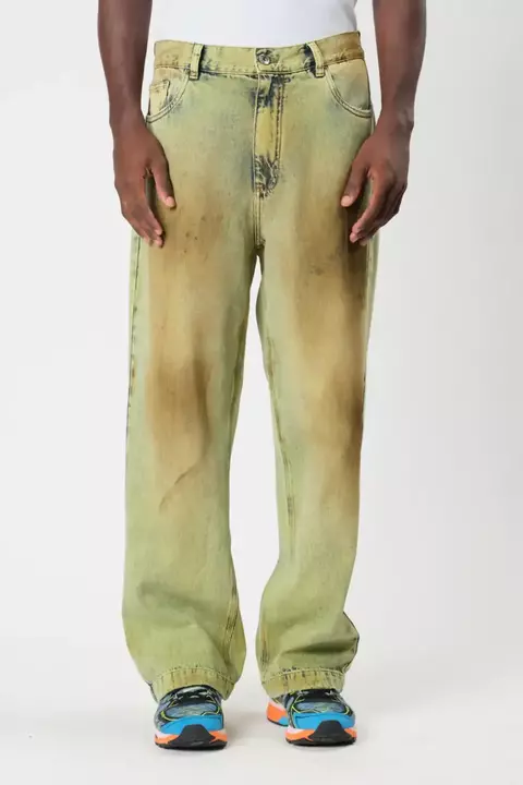 OVERSIZED DENIM PANTS SERPENTE
