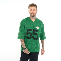 T-shirt oversized Green Lucky verde - comprar online