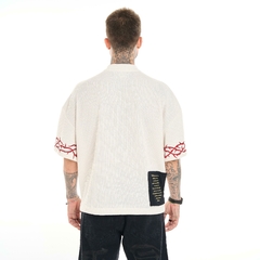 T-shirt over box pai nosso offwhite - Lucatorre store