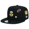 Boné New Era 59FIFTY Fitted emoji Multi