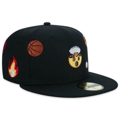 Boné New Era 59FIFTY Fitted emoji Multi - comprar online