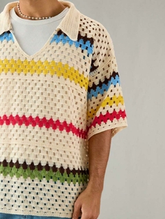 Camisa garimpo23 malha crochet colors - comprar online