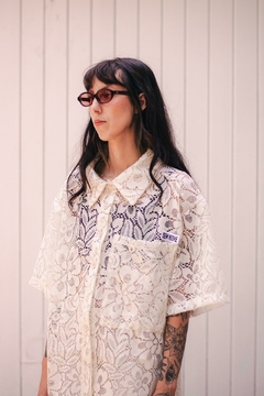 Camisa Malha crochet Upcycling Sem nome S.A. na internet