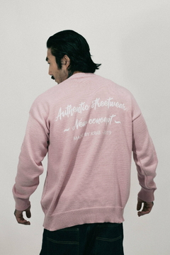 Suéter em tricôt rosé Krab - Lucatorre store