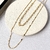 COLAR DUPLO DOURADO CARTIER