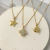 COLAR DOURADO DELICADO COM PINGENTE