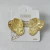 BRINCO FOLHEADO DOURADO BORBOLETA