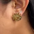 BRINCO FLOR DOURADO