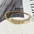 BRACELETE DOURADO PREGO ZIRCÔNIA
