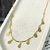 COLAR DOURADO GOTAS