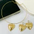 CONJUNTO DE ARO DOURADO CORAÇÃO