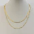 COLAR DUPLO DOURADO CURTO ESFERAS - comprar online