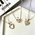 COLAR DELICADO COM PINGENTE DOURADO - comprar online