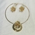 CONJUNTO DE ARO FLOR