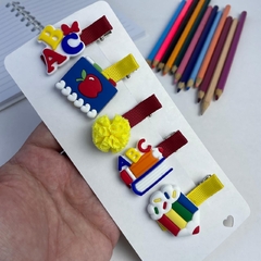 kit hair clips escolar - comprar online
