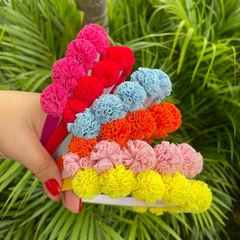 Tiara pompom fofinho - comprar online