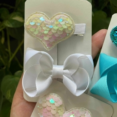 Hair clips coração - comprar online