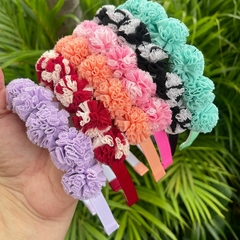Tiara pompom fofinho - comprar online