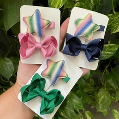Hair clips estrela na internet