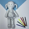 Boneca pinta e lava Unicórnio