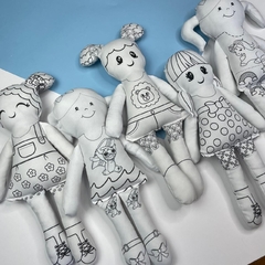 Boneca pinta e lava Florzinha - loja online