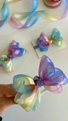 Laço organza colors - Miss Mimi
