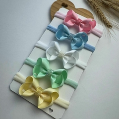 Kit 5 faixinhas laços boutique - comprar online