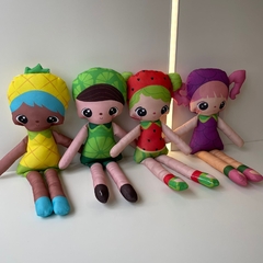 Boneca de pano colors Limão - loja online