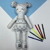 Boneca pinta e lava Florzinha