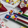kit aplique escolares para lápis.