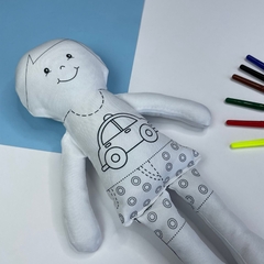 Boneco pinta e lava Carrinho - comprar online