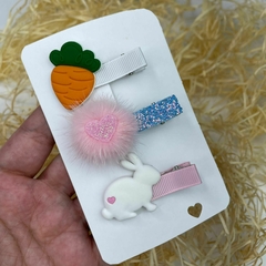 Hair clips cenoura