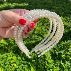 Tiara pérolas - loja online