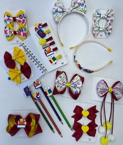 kit hair clips escolar na internet