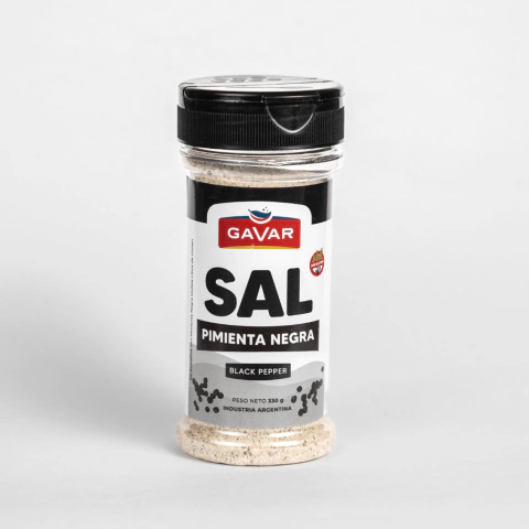 Sal con Pimienta Negra 330g. - comprar online