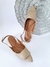 Slingback Caqui com Fivela Quadrada na internet